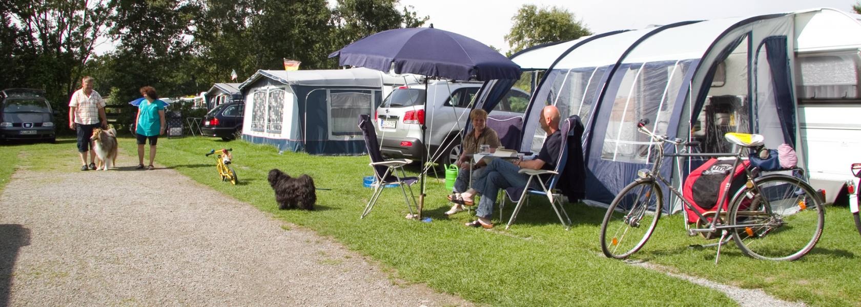 Camping mit Hund, © Nordsee-Camp Norddeich GmbH