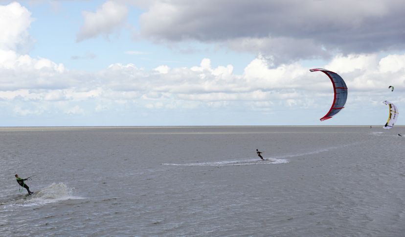 Kitesurfer auf der Nordsee, © Die Nordsee GmbH, Robin Schneider