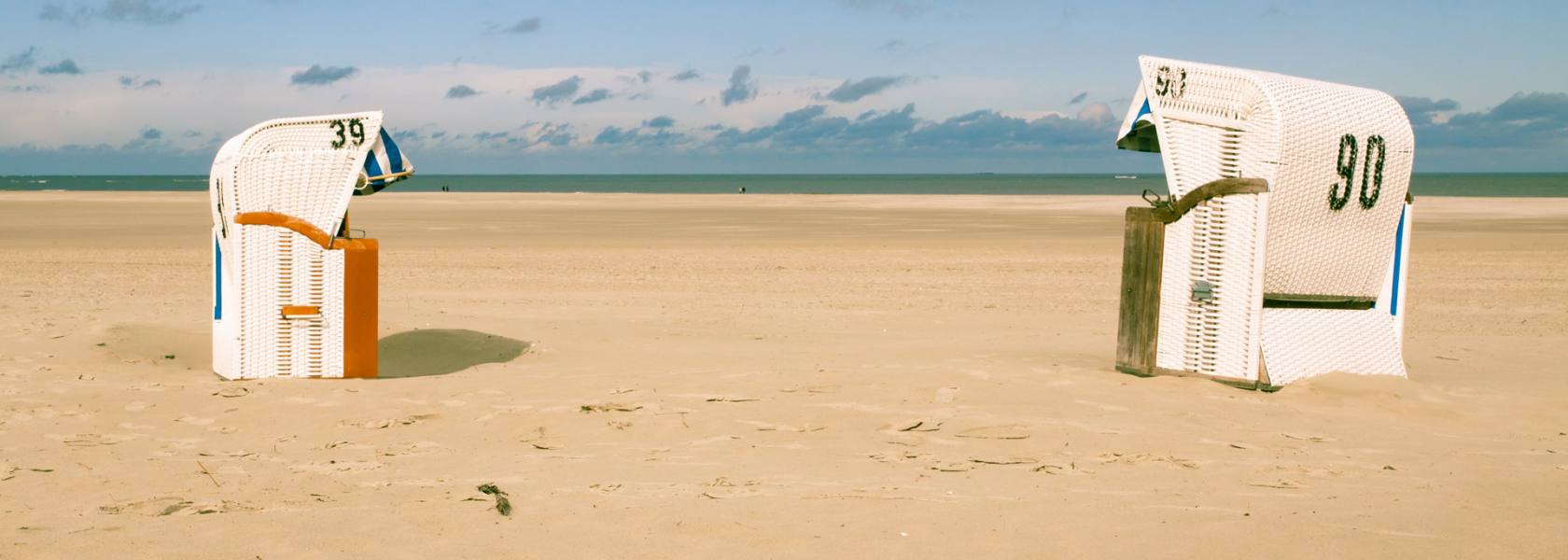 Strandkörbe auf Spiekeroog, © Dietmar Scherf