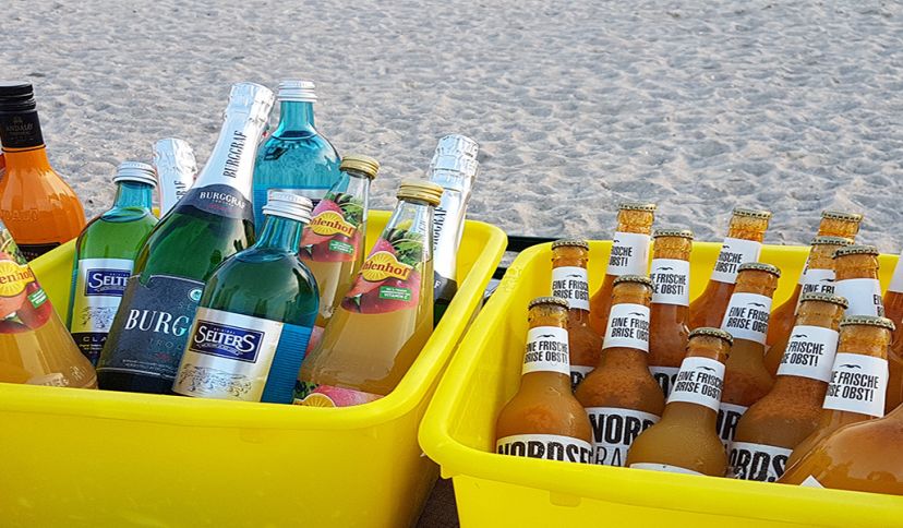 Getränke am Strand, © Die Nordsee GmbH, Carolin Wulke