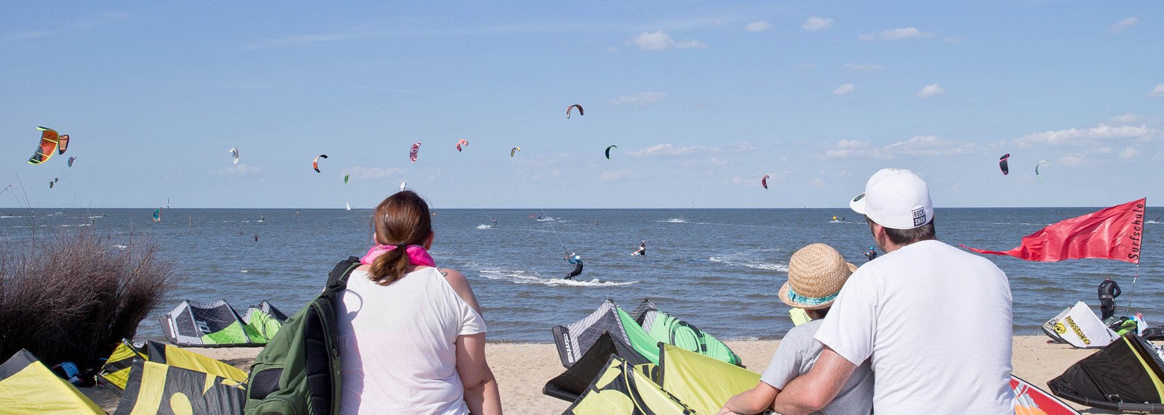 Kitesurfer in Cuxhaven, © Nordseeheilbad Cuxhaven GmbH