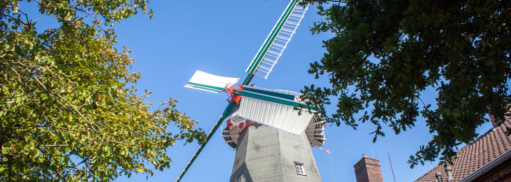 Westgaster Mühle, © Wirtschaftsbetriebe der Stadt Norden GmbH/ Carsten Lippe